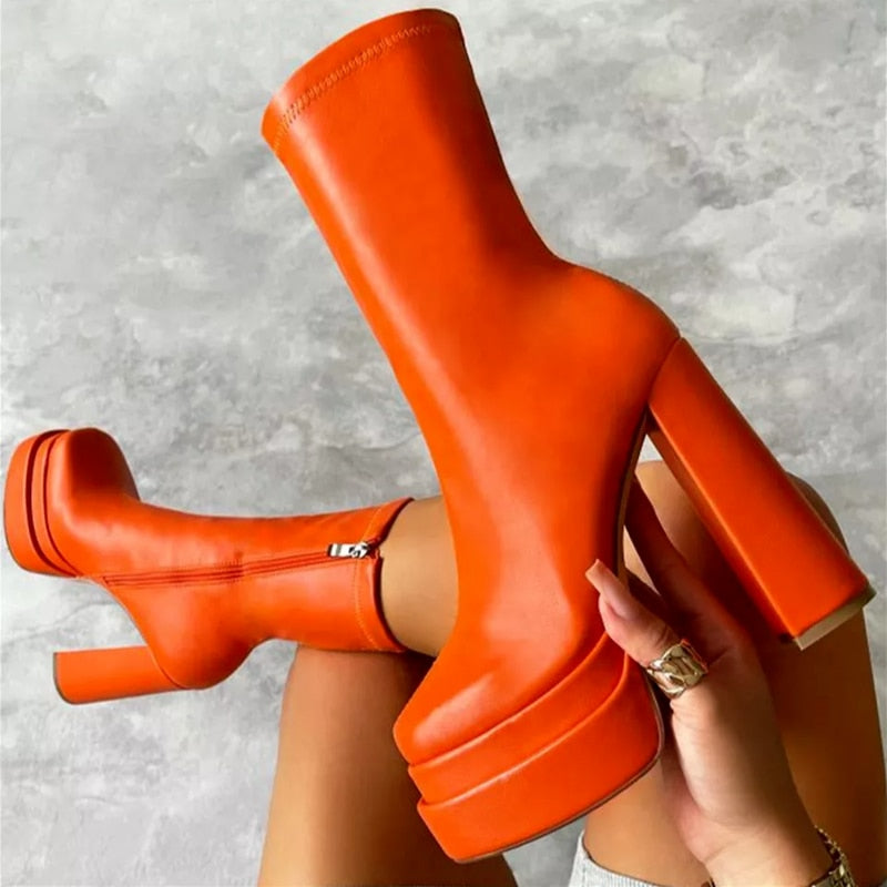Ava - Bottines À Plateforme