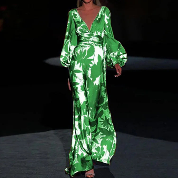 Daphné - Robe À Col En V Élégante Pour Un Look Féminin Et Sophistiqué