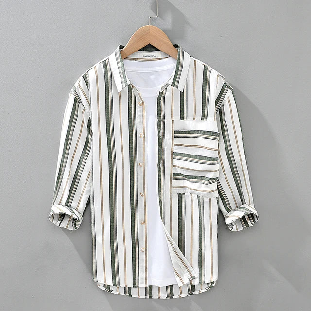 Barrett - Chemise Casual Rayée - Intemporelle - Hommes