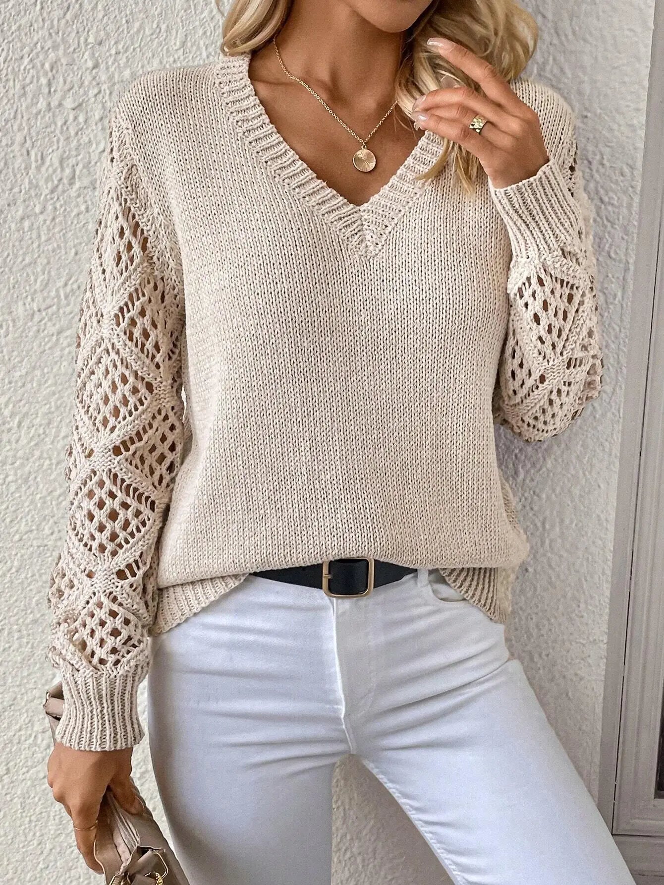 Daisy | Pull à col en V