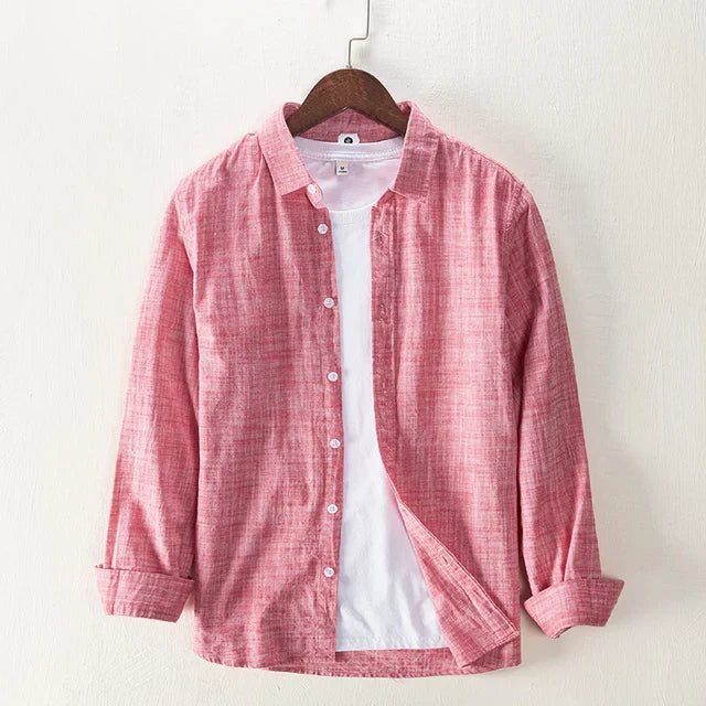 Jax - Chemise pour hommes à manches longues - Confortable - Élégant