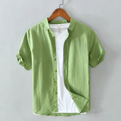 Preston - Chemise en lin décontractée - Intemporelle - Hommes