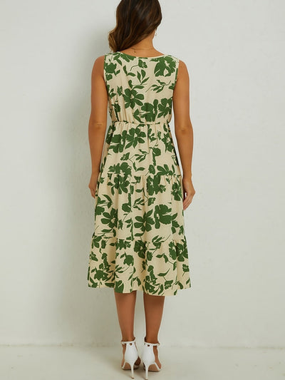 Airine - Robe Midi à Fleurs - Coupe Élégante - Femmes