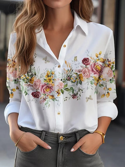 Regine | Blouse élégante avec imprimé floral