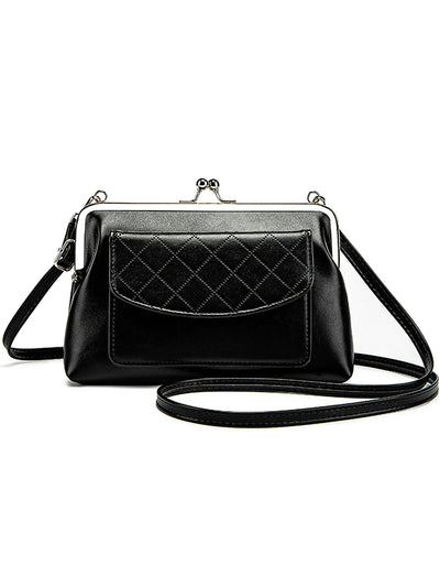 Léonie – Sac Bandoulière Décontracté Avec Fermeture En Forme De Lèvres Et Design Compact