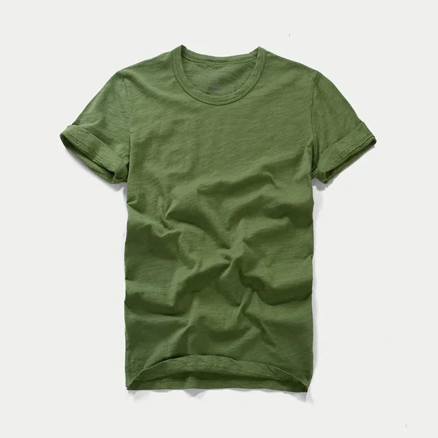 Jeroen - T-shirt en coton slim fit - Décontracté - Hommes