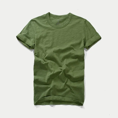 Jeroen - T-shirt en coton slim fit - Décontracté - Hommes