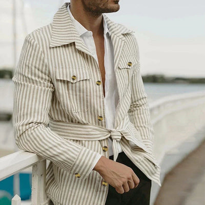 Carl - Chemise décontractée - Rayures classiques - Hommes