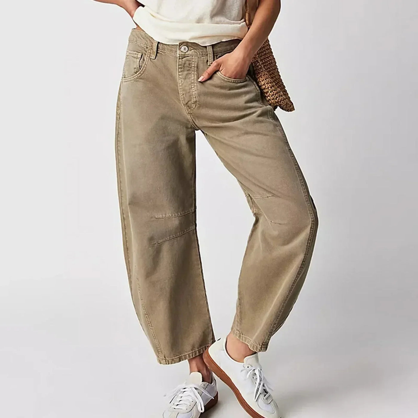 Louise - Jean Large Confortable Pour Femme
