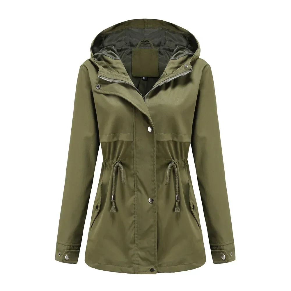 Madeleine - Manteau Imperméable À Capuche