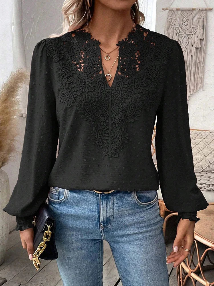Charlene | Blouse élégante avec des détails raffinés