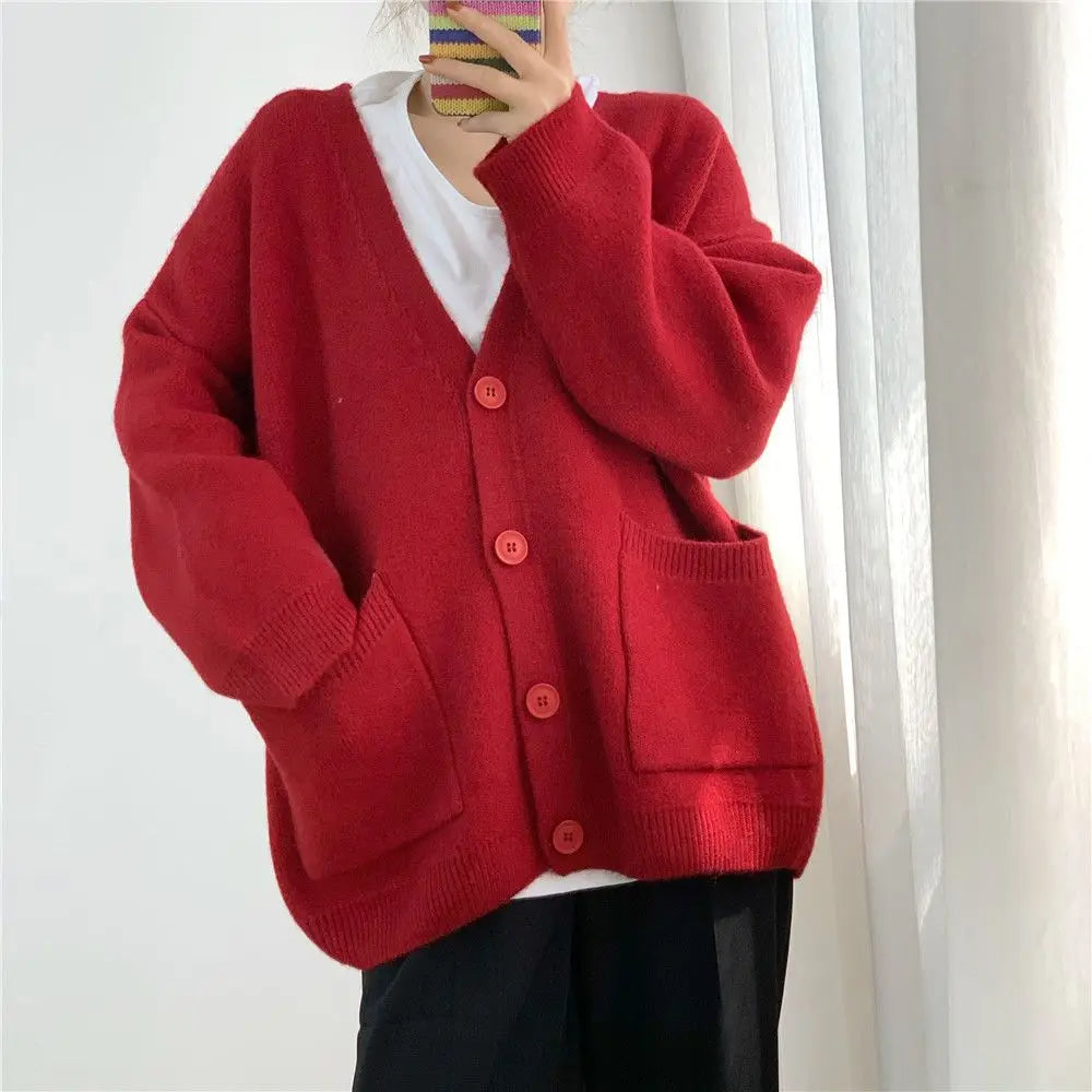 Élise - Cardigan Tricoté À Boutons