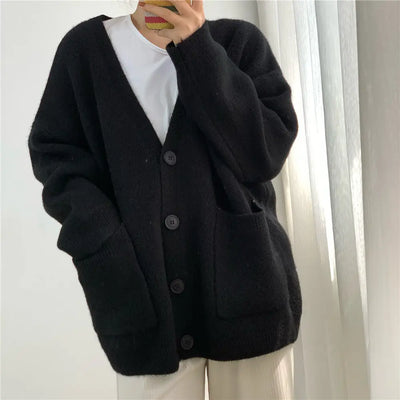 Élise - Cardigan Tricoté À Boutons