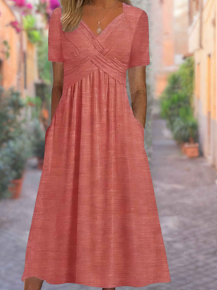 Joeline - Robe D'Été Élégante - Flatteuse Et Respirante - Femmes