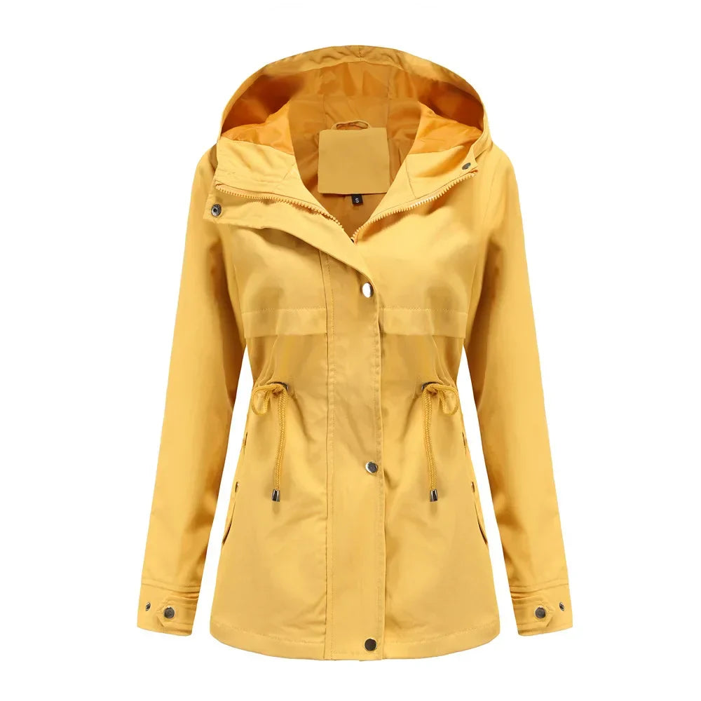 Madeleine - Manteau Imperméable À Capuche
