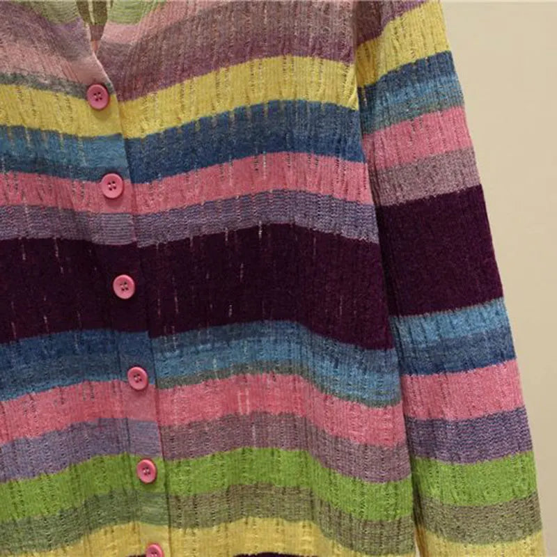Myrna | Gilet rayé inspiré vintage