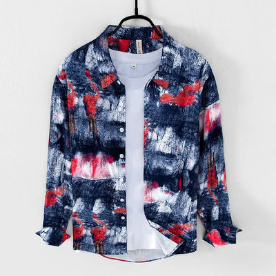 Holden - Chemise Décontractée Imprimée - Créatif - Hommes