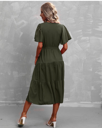 Perle - Robe Midi - Élégante et Raffinée - Femmes