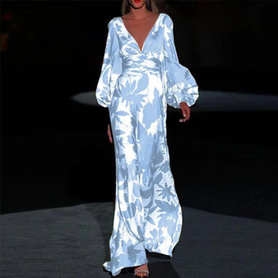 Daphné - Robe À Col En V Élégante Pour Un Look Féminin Et Sophistiqué
