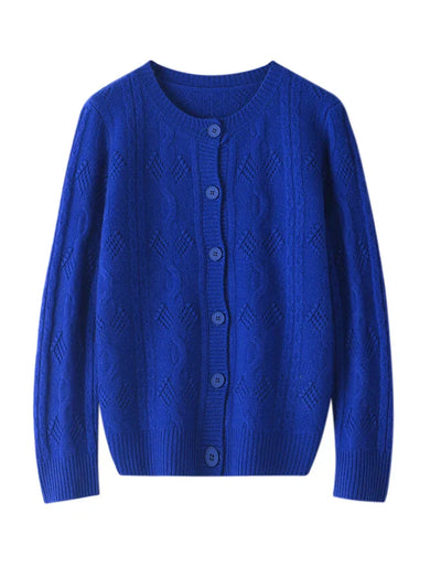Justine - Cardigan Confortable En Laine Artificielle