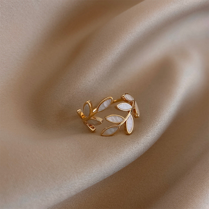 Pure - Anneau Opalblad Ajustable