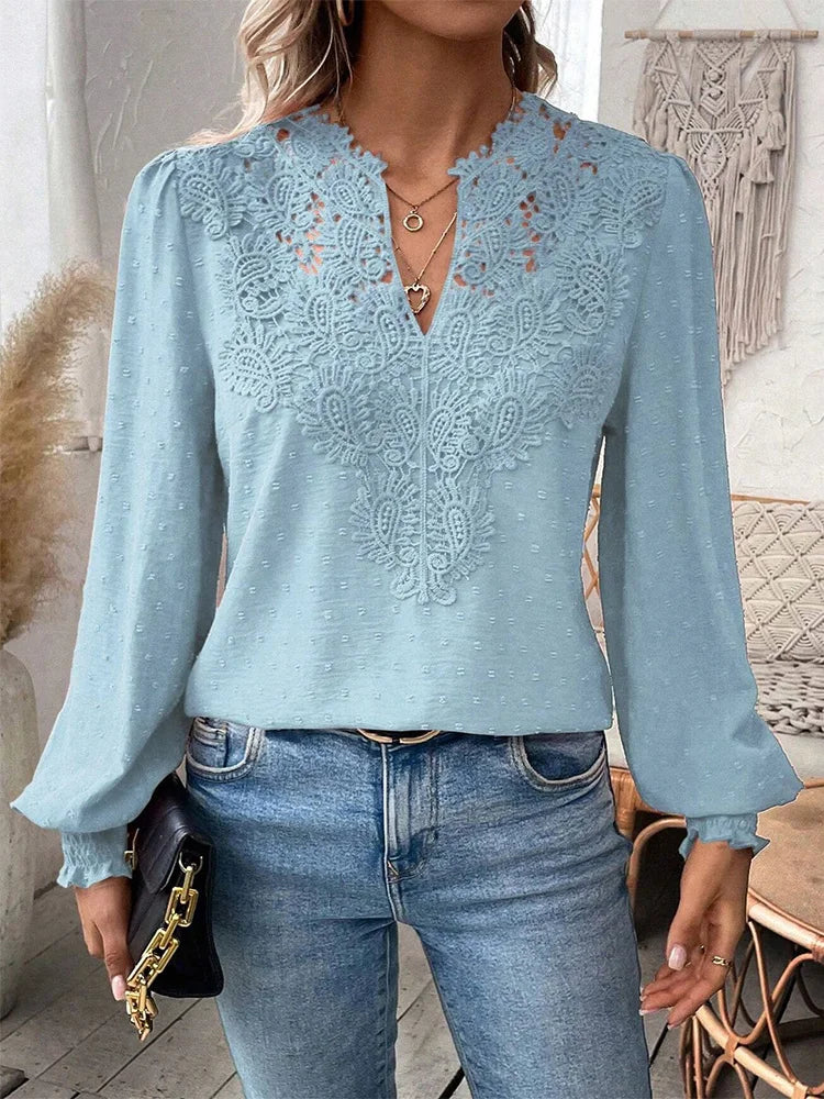 Charlene | Blouse élégante avec des détails raffinés