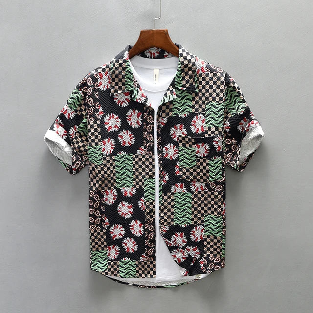 Forrest - Chemise décontractée imprimée - Coupe ample - Hommes