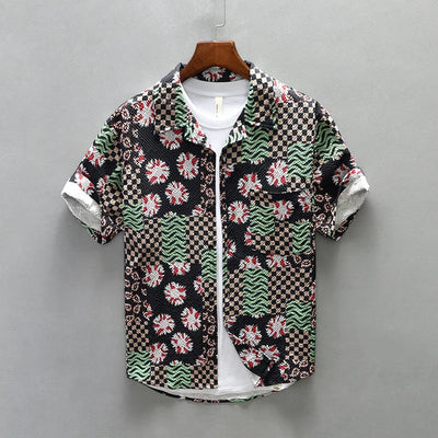 Forrest - Chemise décontractée imprimée - Coupe ample - Hommes
