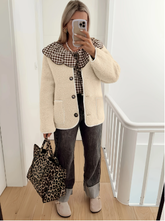 Lillia™ | La veste en polaire à boutons