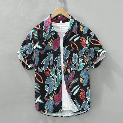 Idris - Chemise Imprimée - Décontracté - Hommes