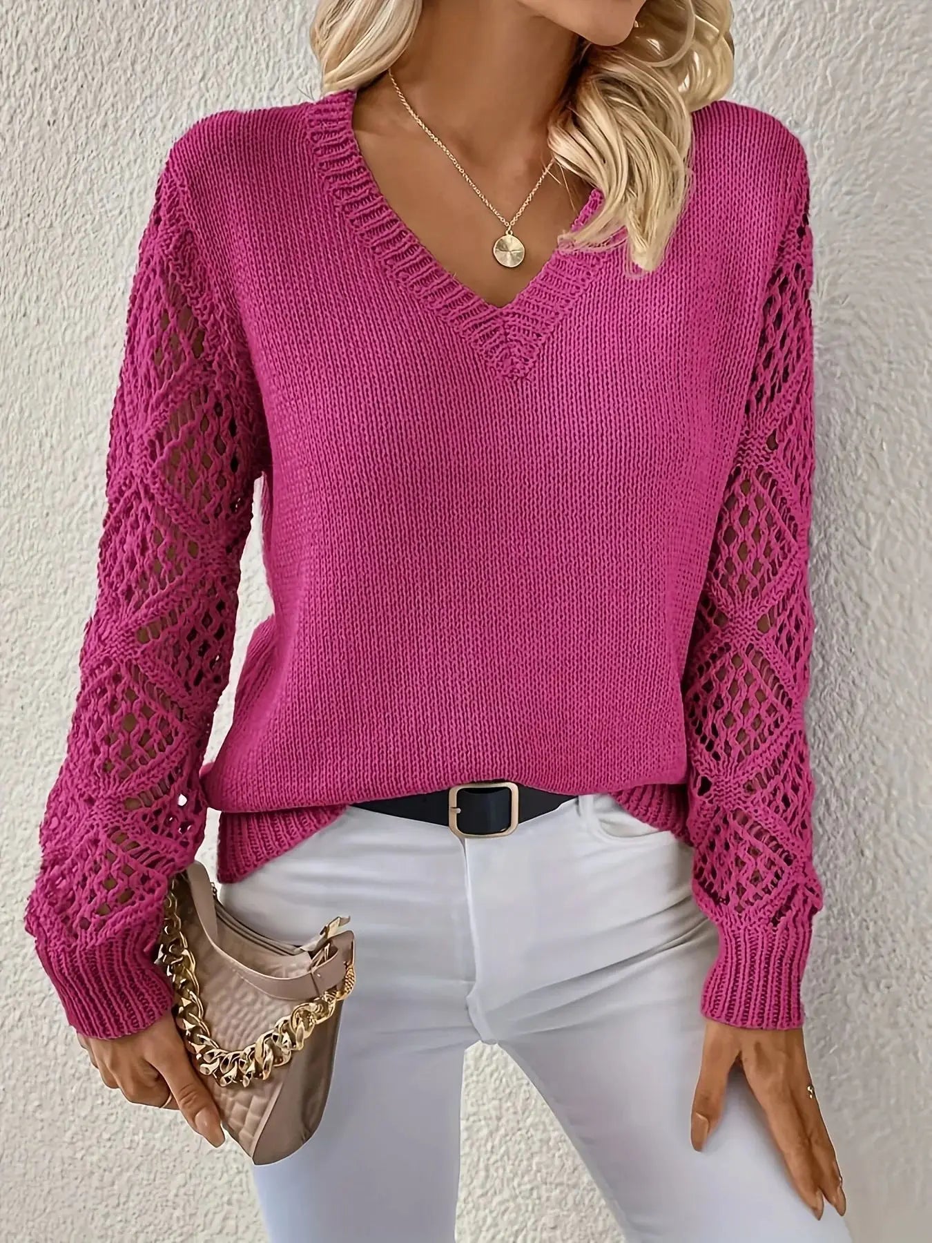 Daisy | Pull à col en V