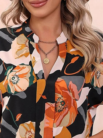 Loraine | Blouse colorée avec imprimé ludique