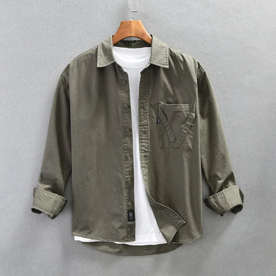 Elian - Chemise Cargo - Décontracté - Hommes