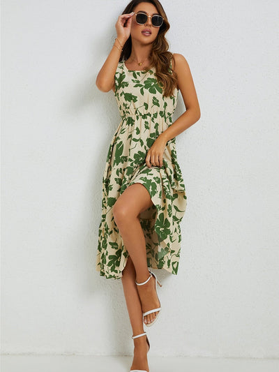 Airine - Robe Midi à Fleurs - Coupe Élégante - Femmes