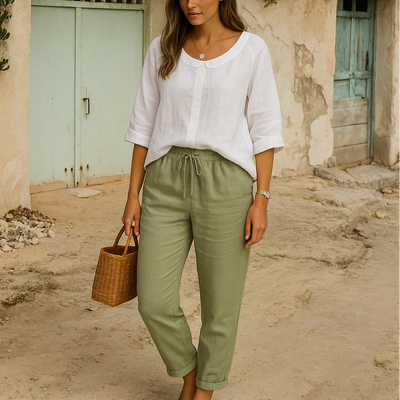 Eloise | Pantalon d'été en lin