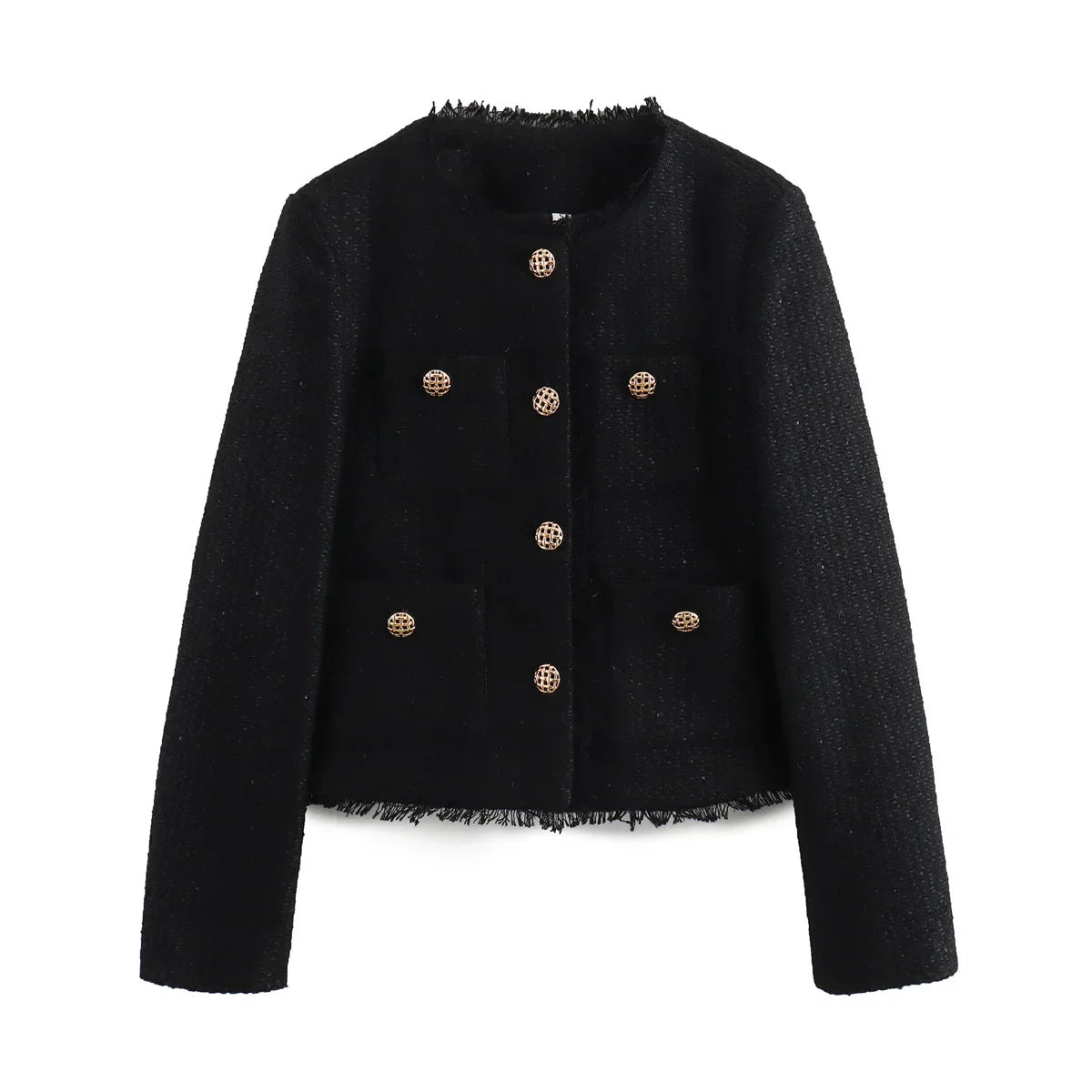 Florence – Manteau En Tweed Au Style Moderne, Chic Et Unique
