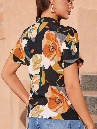 Sheila | Blouse colorée avec imprimé ludique