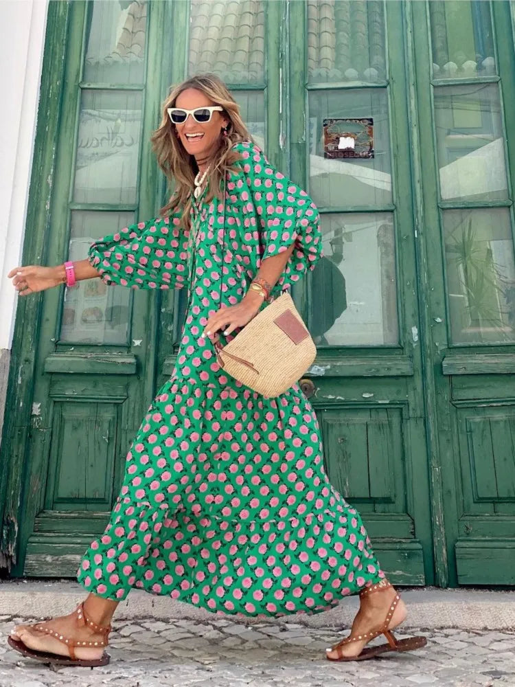 Avril | Robe maxi bohème