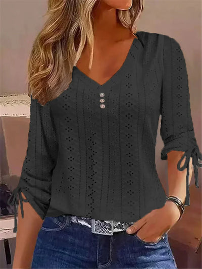 Maybelle | Blouse élégante à col en V