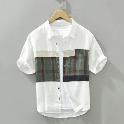 Ulrik - Chemise en Lin  - Respirant - Style Décontracté - Hommes
