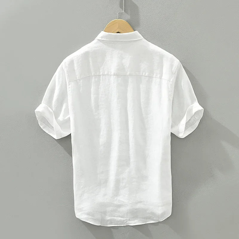 Ulrik - Chemise en Lin  - Respirant - Style Décontracté - Hommes