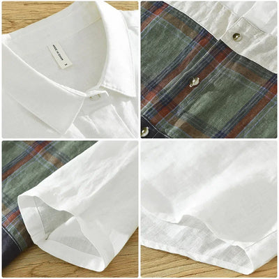 Ulrik - Chemise en Lin  - Respirant - Style Décontracté - Hommes