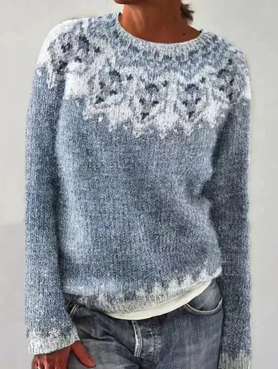 Sylvie - Pull automne vintage femme
