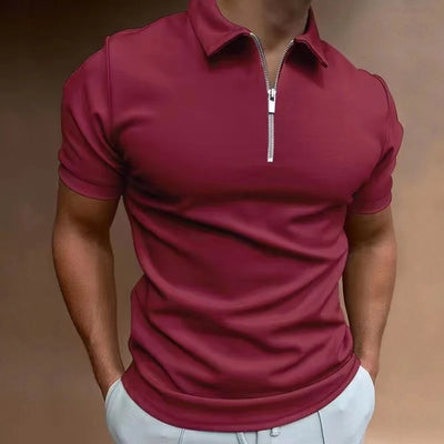 Polo Demi Fermeture Pour Homme | Confort et Moderne