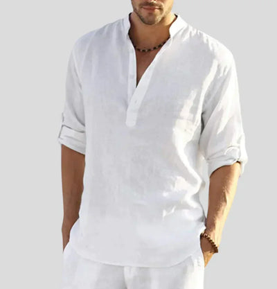 Milo - Chemise en lin - Élegant - Hommes