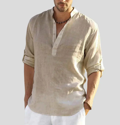 Milo - Chemise en lin - Élegant - Hommes