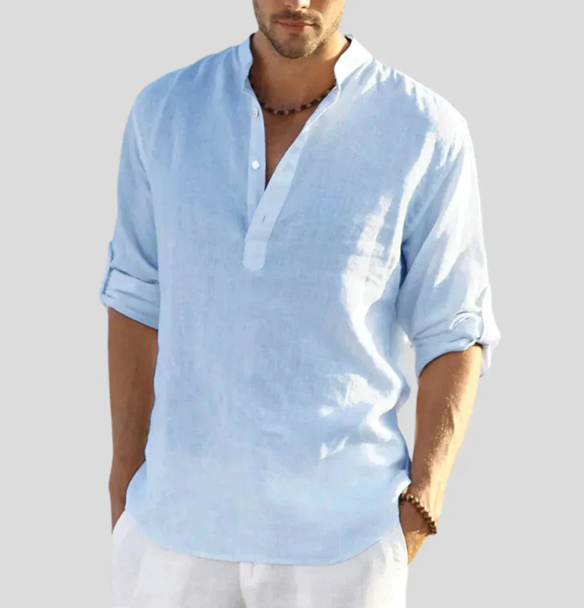 Milo - Chemise en lin - Élegant - Hommes