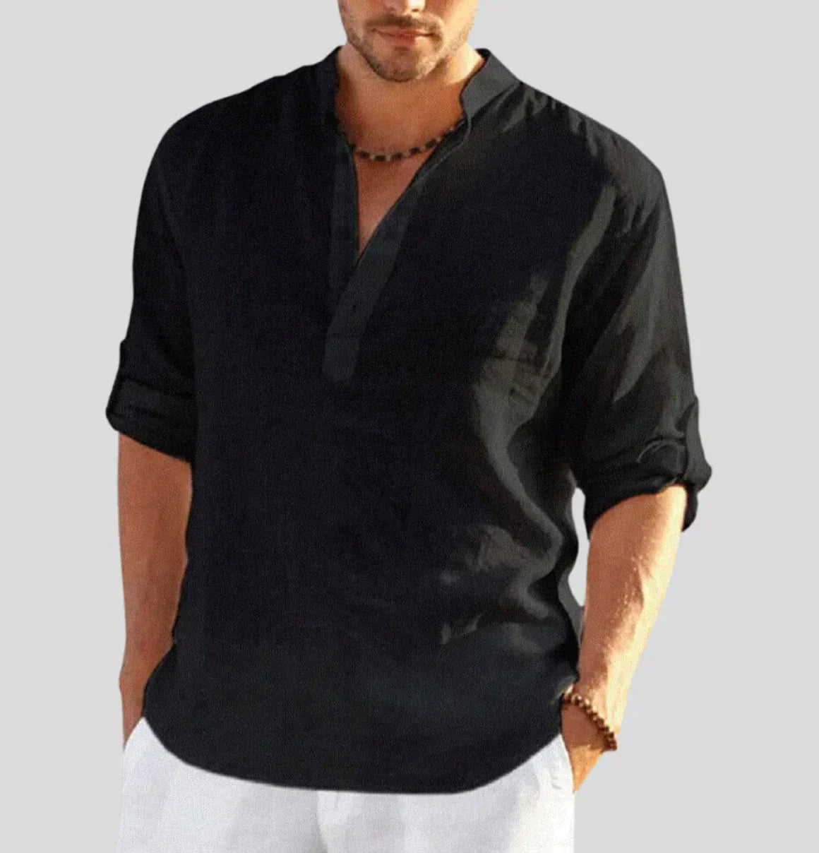 Milo - Chemise en lin - Élegant - Hommes
