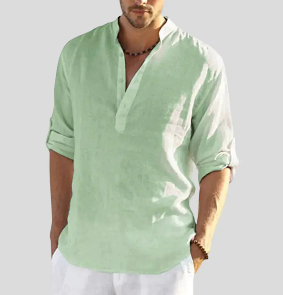 Milo - Chemise en lin - Élegant - Hommes