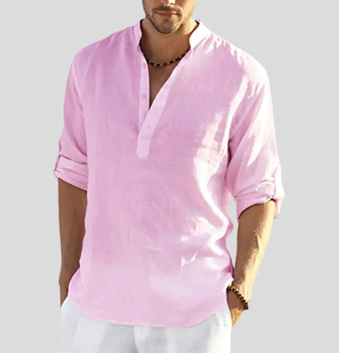 Milo - Chemise en lin - Élegant - Hommes
